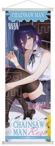 MGTERN Für Chains-aw Man Anime Poster, Cartoon Role Tapestry, Manga Poster For Anime Lovers, Figur(A1,40 * 120cm)