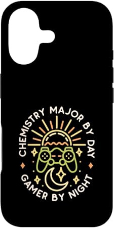 Chemistry Major By Day Gamer By Night Console Games Lover Case for iPhone 17
