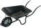 Draper 17993 Plastic Tray Wheelbarrow, Black, 85 Litre