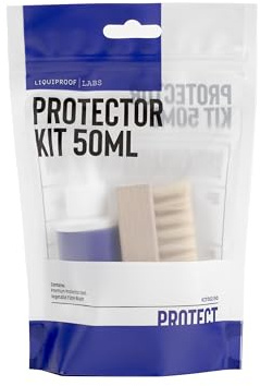 Liquiproof LABS Protector Kit 50ml | Premium Shoe Protector Spray & Vegan Application Brush | Waterproof and Stain Repellent for Trainers, Suede, Nubuck, Leather & Canvas Footwear