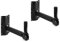 VONYX WMS-05 Speaker Wall Brackets, Set of 2, Adjustable Horizontal & Vertical Mounting, 35mm Top Hat Fitting, Durable Metal Design, 25kg Max Load, Ideal for PA & Home Audio Installations