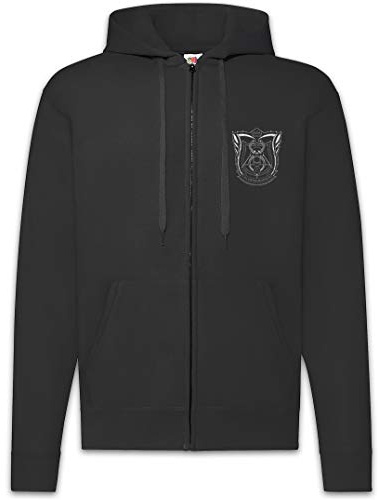 Urban Backwoods Circle Logo Cthulhu Herren Zipper Hoodie Kapuzenpullover