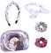 CERDÁ LIFE'S LITTLE MOMENTS - Trousse de Toilette Transparente La Reine des Neiges avec Accessoires pour Cheveux - Licence Officielle Disney Multicolore