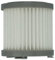 vhbw filtro compatibile con DeLonghi Colombina Evo Pro Midi Hair XLM510.GRG, XLM419.TDC aspirapolvere - filtro HEPA bianco/grigio