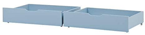 Hoppekids Bettschubladen auf Rollen (2er-Set) für Juniorbetten 70x160cm, Dream Blue