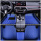 Auto Fußmatten für BMW 5 Series E60 E61 2005-2009 Allwetter Fussmatten Innenraum Zubehör Fussmatten,Blau