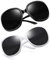 Joopin Weiße Sonnenbrille Damen Übergroß UV400 und Polarisierte Sonnenbrille Dunkle Klassische Brille Oversized für Fahren Angeln und Reisen (Schwarz und Weiß/Schwarz)