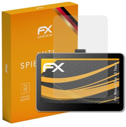 atFoliX Protecteur d'écran compatible avec Wacom One 13 Touch Film Protection d'écran, antiréfléchissant et absorbant les chocs FX Film Protecteur (2X)