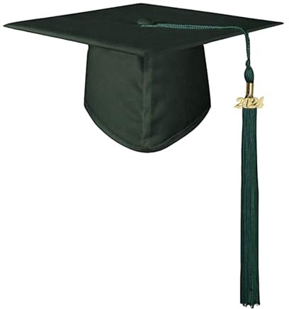 Blandoom Graduation Hat for Adults Baseball Stocking Cap 2024 Academic Mortar Board Hat Unisex Kids Master Graduation Cap With Tassel 2024 Academic Mortar Board Graduation Party Favors