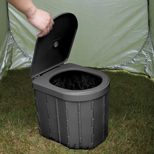 OHMG Toilette Portable Camping,Urinoir Unisexe pour Voiture,Toliet pour Hommes et Femmes,Seau Hygiénique pour Voiture,Toilettes de Voiture Pliables,WC pour La Randonnée Les Excursions