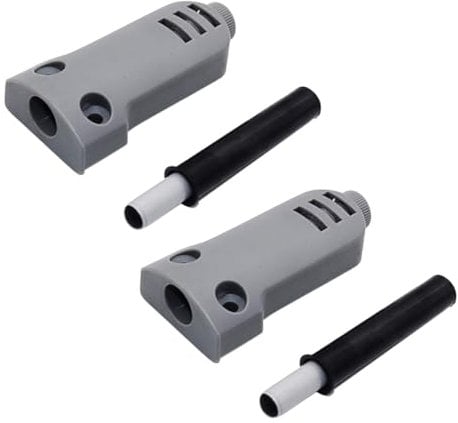 STOBOK 2stücke Türstopper Türdämpfer Mit Anti-kollisions-silikonpad Geräuschdämpfend Starker Abs-puffer Schallschutz Möbel Für Schrank Kleiderschranktüren Einfache Montage