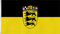 normani TOP QUALITÄT !! Fahne Flagge, Grösse: ca. 90x150 cm, Ordentliche Stoffqualität - Stoffgewicht ca. 110 gr/m2 Farbe Baden Württemberg