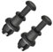 WOLWES Kompatibel Mit Skoda Für Superb 2015 Für Scala 2020 2019 2021 2 Stück Hutablage-Schnur-Clips Halter Pivot Ersatzteil 1M6867574A Halteband Hutablage