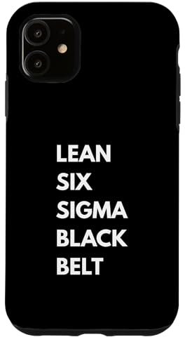 Lean Six Sigma Black Belt zertifiziert Hülle für iPhone 11