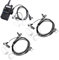Oreillette Talkie Walkie,2 Pcs Oreillette Talkie Walkie 2 Broches Casque éco, 2 Broches Oreillette Radio (150CM) Compatible avec La Radio Bidirectionnelle Kenwood BAOFENG UV5R 888S RT24 RT27 HESENATE