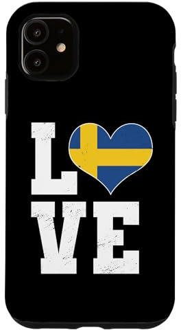 Love Sweden Great Sweden Travel Wear Swedish Love Hülle für iPhone 11