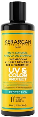 KERARGAN - Marulaöl Farbschutz-Shampoo für gefärbtes Haar - 250ml | Sanfte Haarwäsche mit Marulaöl, schützt gefärbtes Haar und hilft den Farbglanz zu bewahren, silikonfrei