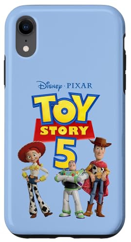 Disney and Pixar's Toy Story 5 Logo & Our Hero Trio Case for iPhone XR
