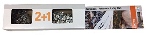 Stihl 2+1 Sägeketten/Führungsschienen-Set 3/8 x 1,3mm x 50 TG HM 35 cm