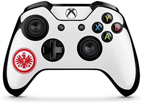 DeinDesign Skin kompatibel mit Microsoft Xbox One X Controller Folie Sticker SGE Offizielles Lizenzprodukt Eintracht Frankfurt
