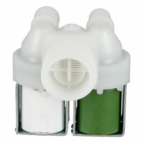 LUTH Premium Profi Parts électrovanne double compatible avec Zanussi 1249471051 180° 11,5mm+14mmØ pour lave-linge séchoir