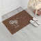 JameStyle26 Fußmatte Türmatte Fußabtreter Eingangsmatte Matte Schmutzfangmatte Anti-Rutsch Türvorleger viele Motive wählbar Löwenzahn Home (Coffee Löwenzahn, 50 x 80 cm)