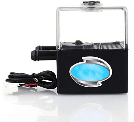 Computer Water Pump for CPU Cooling, 300L/h DC 12V Ultra-Quiet Water Pump&Pump Tank For Pc Cpu Liquid Cooling, 150ml Water Tank for CPU Liquid Cooler