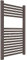 ERCOS sèche-serviettes Radiateur de salle de bain Taille 500x770 MM Radiateur de salle de bain Brun brûlé mat, raccords 1/2 Livré avec kit de montage