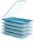 Porta Embutidos y Alimentos Sistema Fresh, Conservación Optima de Lonchas en Nevera, Medidas 25.2 x 17 x 3.2 cm (5X Ocean)