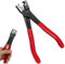 YankMooM Hose Clamp Pliers Universal Clic & Clic-R Type Collar Hose Clip Pliers Heavy Duty Automobile Collar Pliers Clamp Repair Tools, Red, 18 X 8 X 1.1 cm