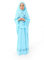 Elanesa Mädchen Gebetskleidung Kinder Islamische Kleidung Kleid Mädchen Zweiteilige Kleider Maxi Skirt, Langer Hijab und Rosenkranz Geschenk Blumen gedruckt (4-5, Türkis)