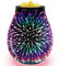 Bobolyn Electric Wax Melts Burner Glass Fragrance Oil Wax Warmer Scented Wax Warmer for Home Office Bedroom Living Room Gifts 7 Led Colors Changing Light with 3D Effect - Fireworks
