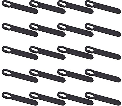 Masterpart 20 Pack ALM BD130 Plastic Lawnmower Blades compatible with Black & Decker GX295 GX295C