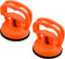 FOUTP 2 Stücke Heavy Duty Saugheber starke Saugnäpfe Saugheber Gummisauger Auto Dellen Saugnapf Dent Abzieher zum Anheben und Entfernen von Glas, Computer-Bildschirmen, Laptop-Displays (Orange)
