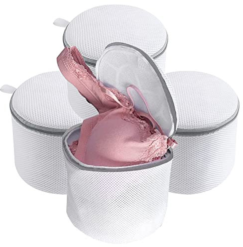 BH Wäschenetz Wäschesack 4 Stück Wäschebeutel Wäschenetz für Waschmaschine mit Reißverschluss für BHS Socken Unterwäsche Kleidung Usw