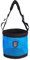 Harrison Howard Maulkorb für Pferde, Nylon, Netzgewebe, Körnerfuttertasche mit gepolstertem Nackenband, verstellbarer Gürtel, klein, blau