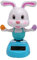 Lergas Wackelfigur Auto Wackelfigur Solar Winkende Hase Auto Wackelfigur Armaturenbrett Ornament Solar Wackelfiguren für Die Fensterbank Auto Büro Schreibtisch