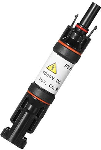 DEWIN Solar PV Sicherungsstecker, Solarstecker PV Sicherung Stecker wasserdichte Photovoltaik Sicherungshalter Solar Zubehör für Solar PV Anlage 20A DC 1000V
