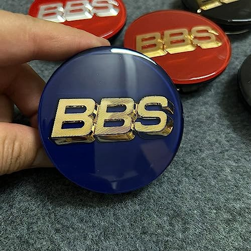 DEZARO 4 pièces Cache Moyeux pour BBS 56MM 60MM 65MM 68MM 70MM Décoration Accessoires,B-56MM