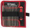 Taller - Juego de 13 cuchillas intercambiables con llave T27 Felo Smart Grip ranurado, Phillips, ranura en cruz Pozidriv, TX, hexagonal interior