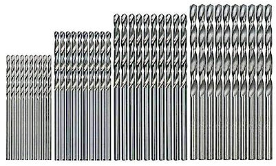 Lot de 40/50 mini forets HSS 0,5 mm à 2,0 mm Tige cylindrique PCB Foret hélicoïdal Kit outil foret électrique en acier rapide HSS embouts de bois pour embouts de tournevis à tige mm pour Ede