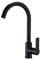 Peppermint Black Kitchen Tap Single Lever Monobloc Matt Black Sink Taps for Kitchens BauEdge Mixer Tap for Sinks Swan Neck Kitchen Mixer Taps 1 Hole