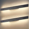 ZMH 2er set Wandlampe led Wandleuchte innen - 100CM Modern Treppenhauslampe Schlafzimmer Warmweiß Flurlampe Schwarz 31W Wandbeleuchtung für Treppenhaus Wohnzimmer