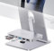 iMac Accessories for iMac 2021/2023, PULWTOP USB C Hub for iMac with USB A/C 10Gbps, iMac Hub for M1/M3, 2 USB A 2.0, SD/TF Card Reader for iMac 24 inch & Studio Display 2, UK-BH195C-Silver