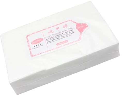 Lint Free Wipes for Nails,1000 PCS Cotton Cleaner Wipes Pads Nail Polish Cleaning Remover Wipes Nail Lash Glue Wipes for Nail Art UV Gel Acrylic Polish Remover