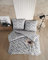 ZIRVEHOME Bettwäsche-Set 135x200 cm, 2-teilig, Baumwolle Renforcé – Geometrisches Design in Grau, inkl. Wende-Bettbezug und Kissenbezug (80x80 cm), Ottuo