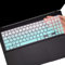 Keyboard Cover Skin for ASUS Vivobook 15 M5506 S5506 S5507 S5507QA 15.6, VivoBook 18 M1807 M1807HA 18, VivoBook 16 M1607KA M5606 S5606 X1607QA/Vivobook V16 V3607VU V3607VJ 16 inch Laptop -OmbreMint