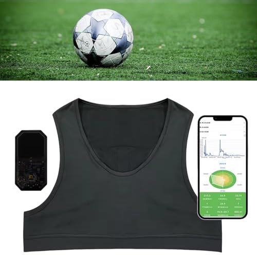 Lubeby Smart Rastreador de Actividad de fútbol, Control de aplicación, Dispositivo de posición portátil (S/80-86 cm)