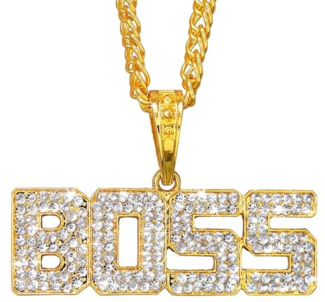 W WIDMANN MILANO Party Fashion - Halskette mit verschiedenen Anhängern, Schmuck, Accessoire für Faschingskostüme