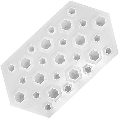 Cabilock 1 Pc Moldes Para Bandejas De Hielo Mini Bandejas Para Cubitos De Hielo Molde De Hielo De Diamante Bandejas De Hielo De Panal Esfera De Hielo Bandeja De Hielo Transparent